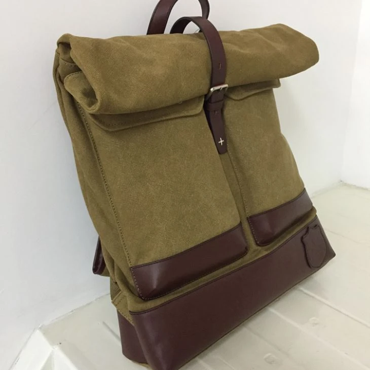 Ransel Canvas Lether untuk Anak Laki -Laki