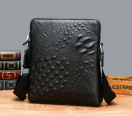 Tas Messager Kulit Sythetic Crocodile